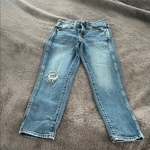 GAP High Rise Pencil Slim Ankle Jeans - Blue